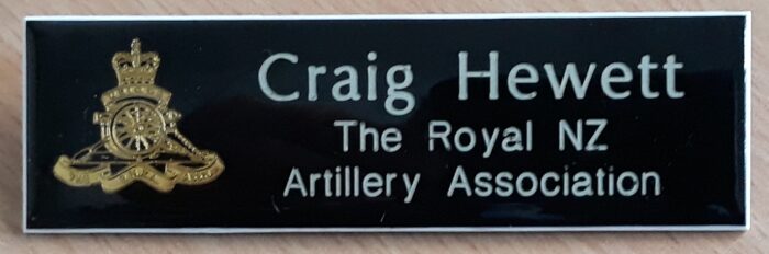 RNZA Assn Name Tag