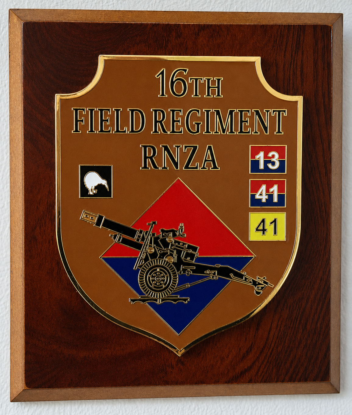16th Field Regiment Wall Plaque