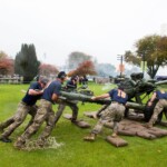 Everything saturated and slippery, and a 2 Tonne gun to push